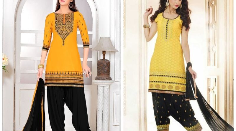 The Power of Contrast- Black Suits and Yellow Dresses for Women